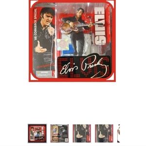 Elvis Presley 1968 Comeback Special Super Stage 6" Figure McFarlane 2004 NEW